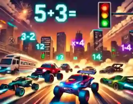Leikur Mathematics Racing á netinu