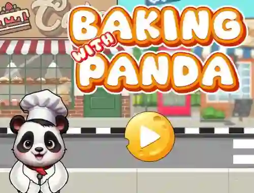 Leikur Baking With Panda á netinu