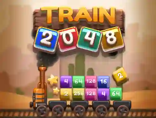 Leikur Train 2048 á netinu