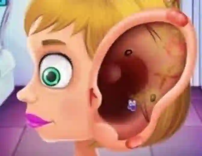 Leikur Children's Doctor Treating Ears á netinu