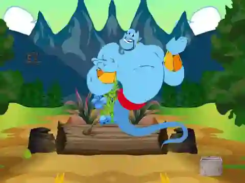 Leikur Escape From Wonder Genie Land á netinu