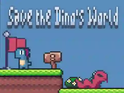 Leikur Save the Dino's World á netinu
