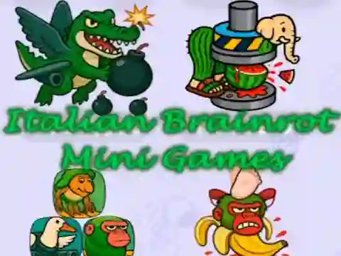 Leikur Italian Brainrot Mini Games á netinu
