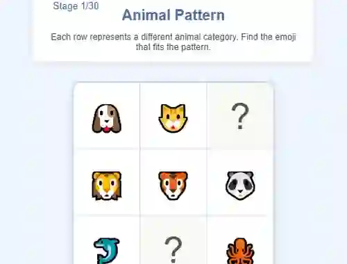 Leikur Emoji Sort 30 á netinu