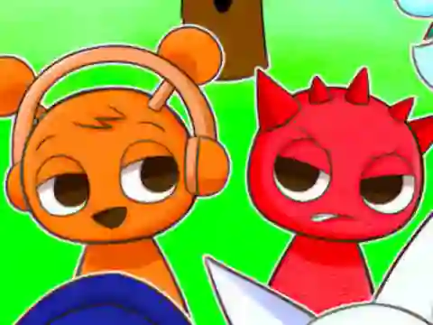 Leikur Jigsaw Puzzle: Sprunki Incredibox Family á netinu