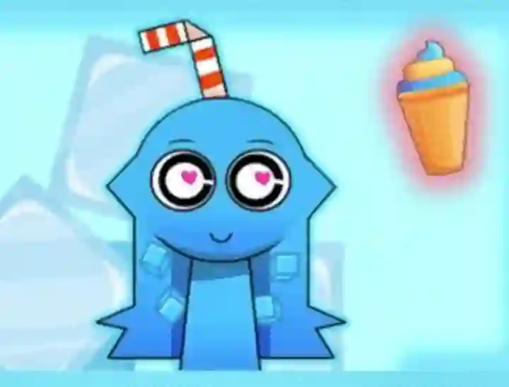 Leikur Sprunki Ice Mod  Aqua á netinu