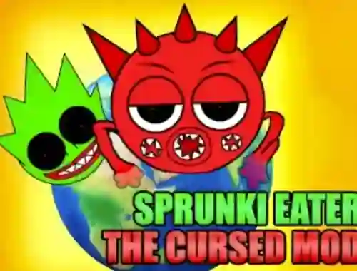 Leikur Sprunki Eater The Cursed Mod á netinu