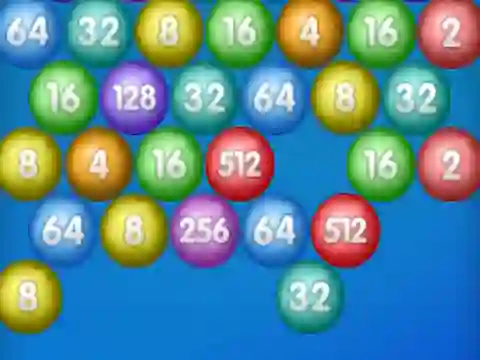 Leikur Number Bubble Shooter á netinu