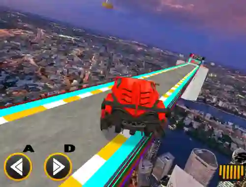 Leikur Mega Ramps Car Racing Games 3d á netinu