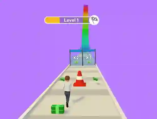 Leikur Money Stack Run 3D á netinu