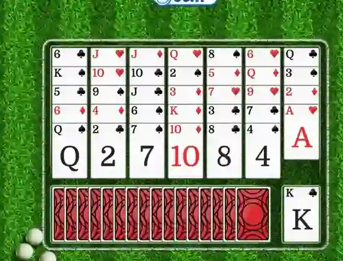 Leikur Golf Solitaire á netinu