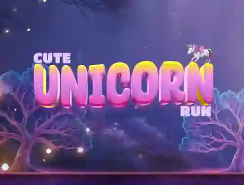 Leikur Cute Unicorn Run á netinu