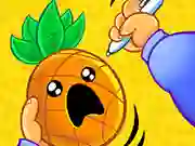 Leikur Super Pineapple Pen á netinu