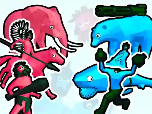 Leikur Funny Battle Simulator 2 á netinu
