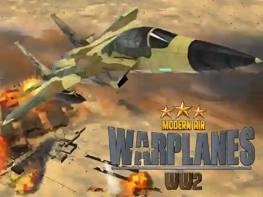 Leikur Modern Air Warplane WW2 á netinu