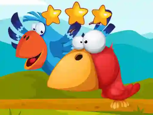 Leikur Fun Birds Hidden Stars á netinu