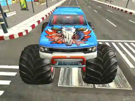Leikur Monster Truck City Parking á netinu