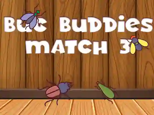 Leikur Bug Buddies Match 3 á netinu