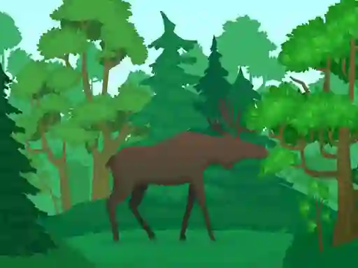 Leikur Wild Animals Coloring á netinu