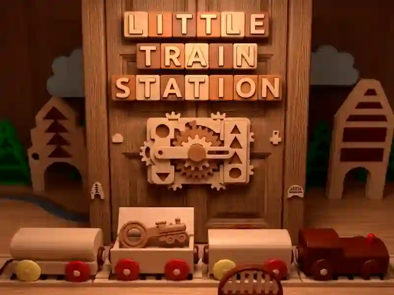 Leikur Little Train Station á netinu