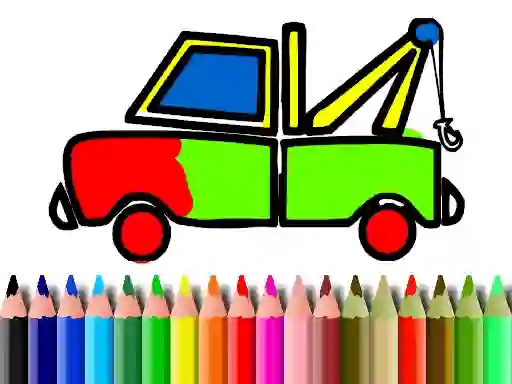 Leikur Back To School: Truck Coloring á netinu