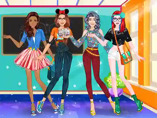 Leikur High School Dress Up For Girls á netinu