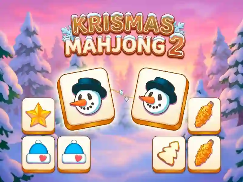 Leikur Krismas Mahjong 2 á netinu