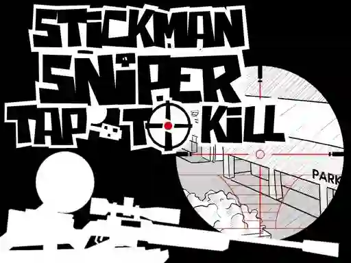 Leikur Stickman sniper Tap to kill á netinu