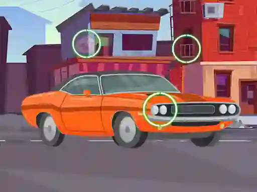 Leikur Find The Differences Cars á netinu