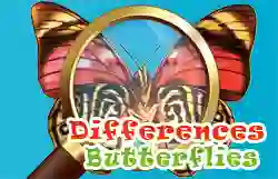 Leikur Differences Butterflies á netinu