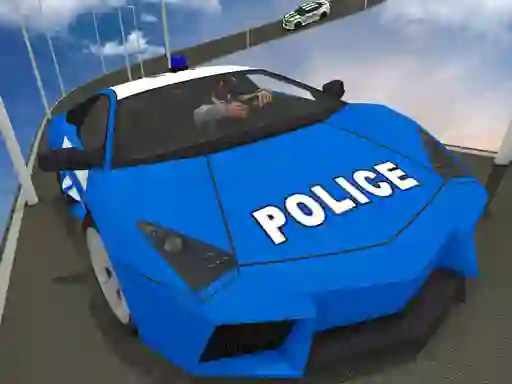 Leikur Impossible Police Car Track á netinu