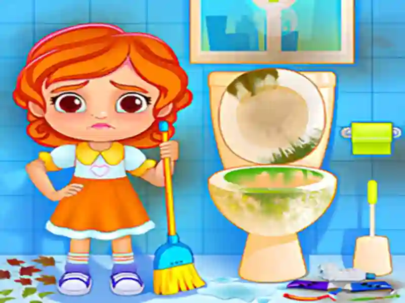 Leikur Kids House Cleanup á netinu