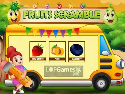 Leikur Fruits Scramble á netinu