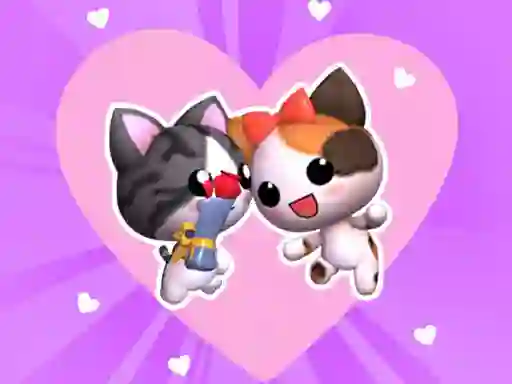 Leikur Love Cat Line á netinu