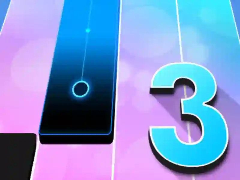 Leikur Piano Tiles 3 á netinu