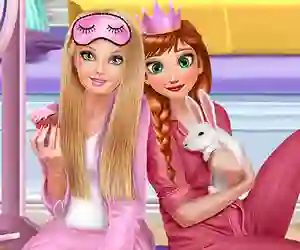 Leikur Princesses Pj Party á netinu