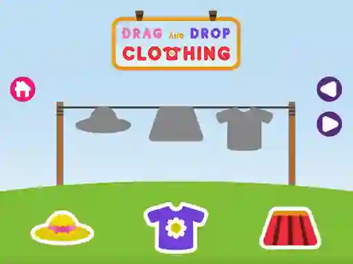 Leikur Drag and Drop Clothing á netinu