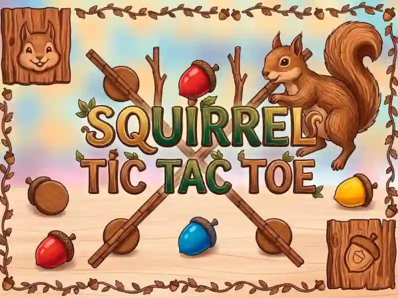Leikur Squirrel Tic Tac Toe á netinu