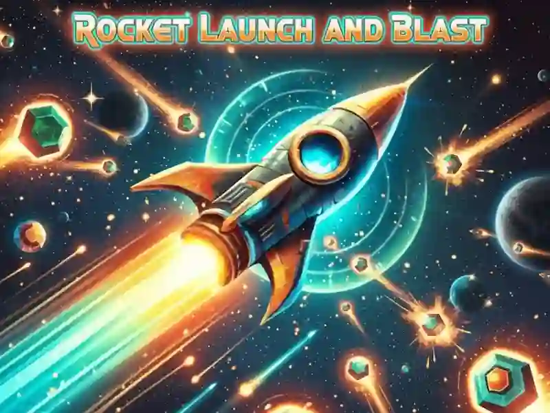 Leikur Rocket Launch And Blast á netinu