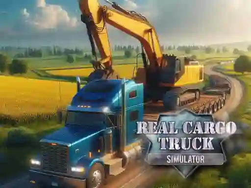 Leikur Real Cargo Truck Simulator á netinu