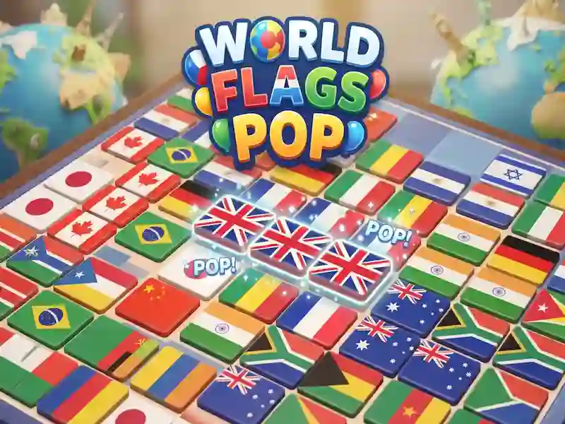 Leikur World Flags Pop á netinu