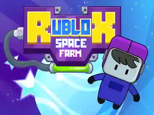 Leikur Rublox Space Farm á netinu