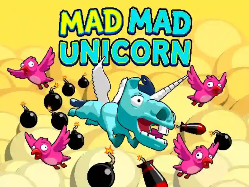 Leikur Mad Mad Unicorn á netinu