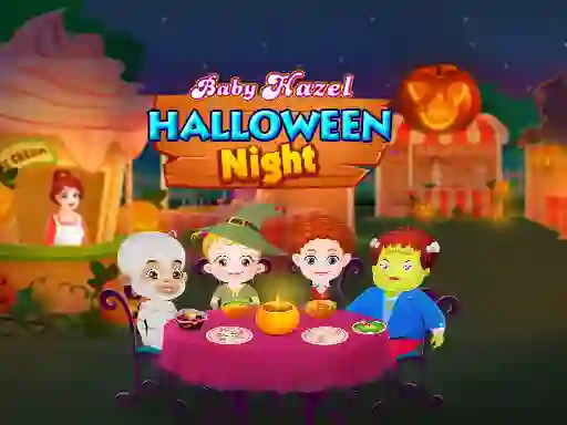 Leikur Baby Hazel Halloween Night á netinu