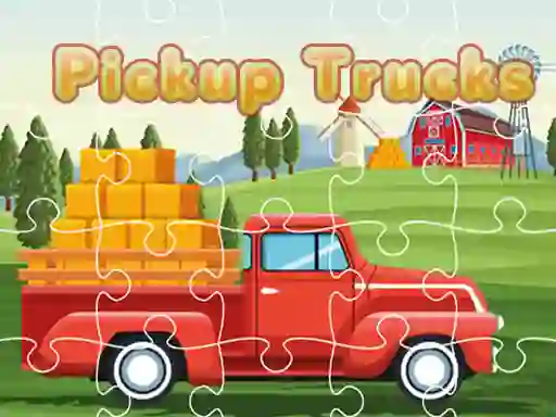 Leikur Pickup Trucks Jigsaw á netinu