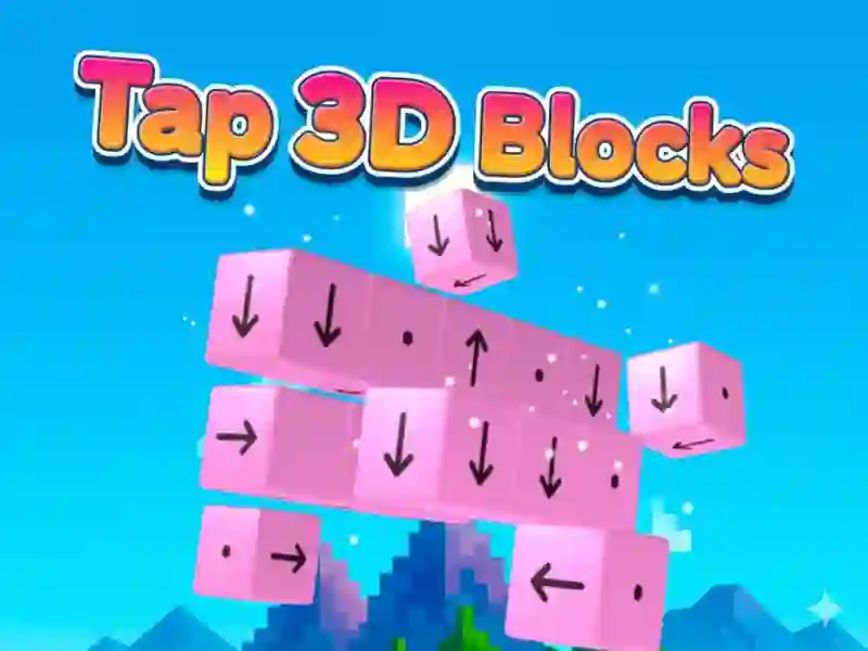 Leikur Tap 3D Blocks á netinu