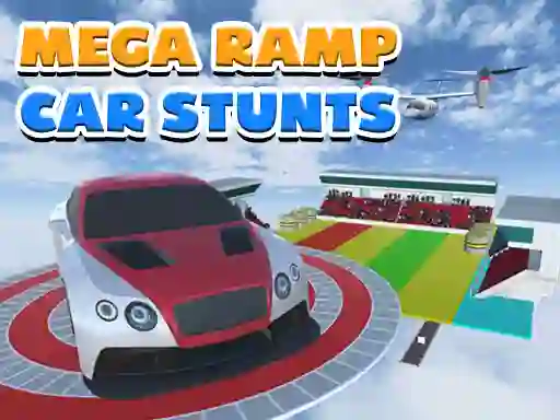 Leikur Extreme Mega Ramp Car Stunts á netinu