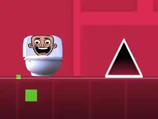 Leikur Geometry Dash Skibidi Toilet á netinu