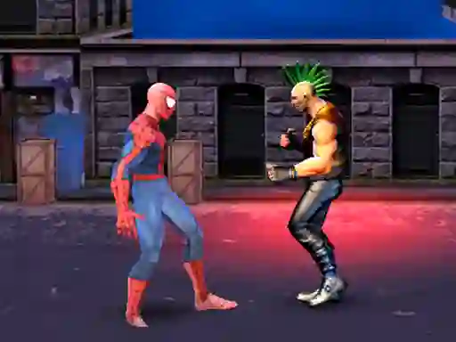 Leikur Spiderman: Street Fighter á netinu