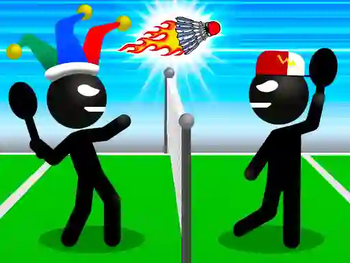 Leikur Stickman Sports Badminton á netinu